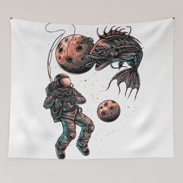 Item preview, Astronaut Fishing designed and sold by mac23line.