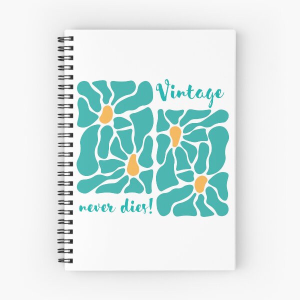 Item preview, "Vintage never dies" Floral Retro Design designed and sold by MarrysLifestyle.