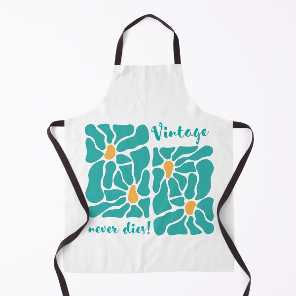 Item preview, "Vintage never dies" Floral Retro Design designed and sold by MarrysLifestyle.