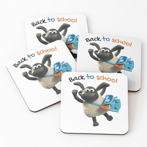 Item preview, Happy Sheep Ready For School Cartoon designed and sold by ShopyNights.