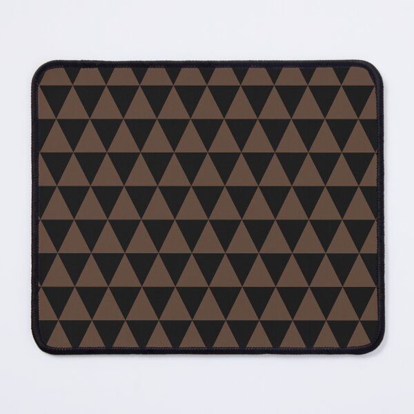 Item preview, Black And Brown Triangle Grid Pattern designed and sold by pattern-archive.