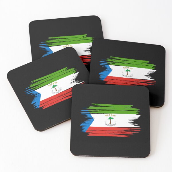 Item preview, Distressed Equatorial Guinea Flag GQ designed and sold by shitpostee.