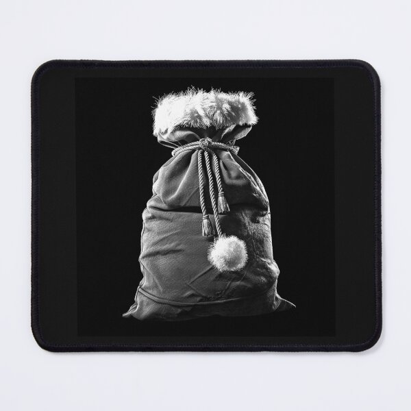 Item preview, Black and White Santa Gift Sack – Vintage Christmas Holiday Design designed and sold by inkoutninja.