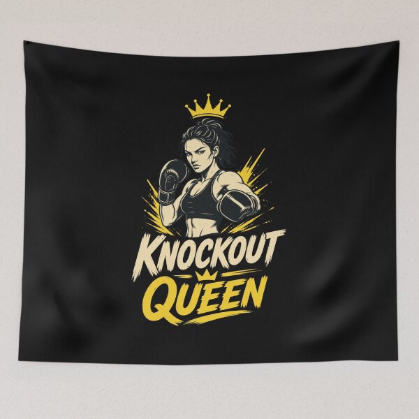 Item preview, Vintage Knockout Queen Female Boxer designed and sold by HilllJaleel.