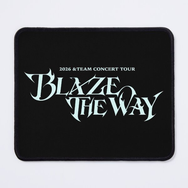 Item preview, &TEAM Blaze The Way Tour 2026 Typography designed and sold by moamaxshop.