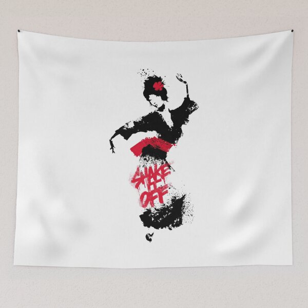 Item preview, Graceful Tropical Hula Dancer Fluid Motion Canvas designed and sold by EdvvinStudios.