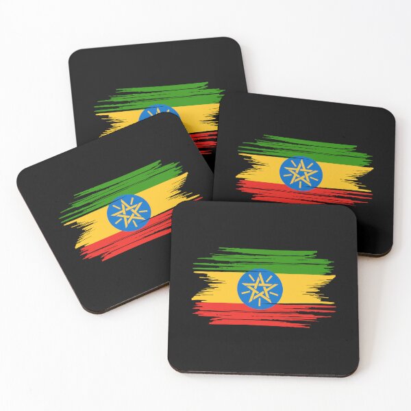 Item preview, Distressed Ethiopia Flag ET designed and sold by shitpostee.