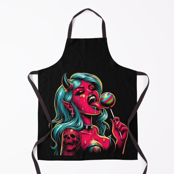 Item preview, Teal Hair Demon Licking Candy designed and sold by Voodoo Store Paranormal Collections.