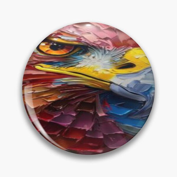 Item preview, Abstract Colorful Bald Eagle designed and sold by DiligentCreations.