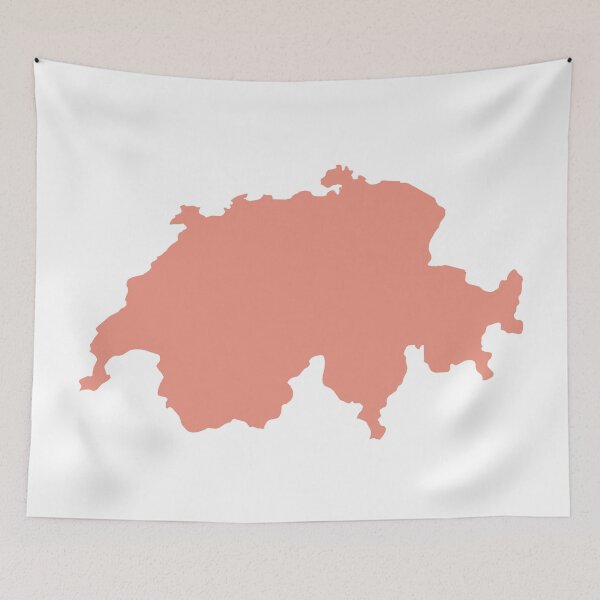Item preview, Switzerland Love in Coral designed and sold by Maren Misner.