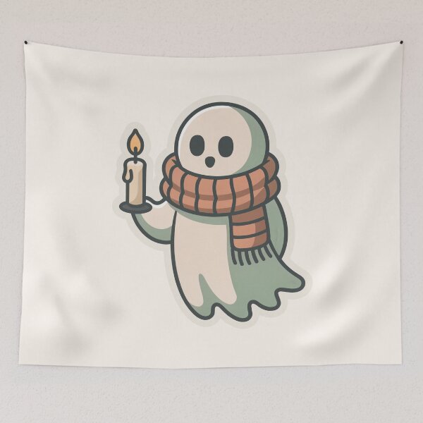 Item preview, Cozy Knit Ghost designed and sold by TrendMorphic.