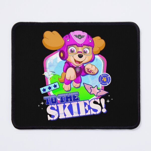 Item preview, Puppy Character Wearing Pink Helmet Flying designed and sold by AmbarVault.