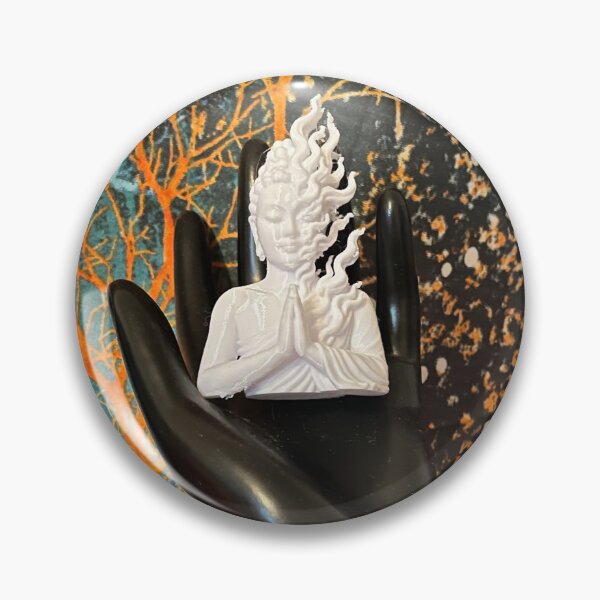 Item preview, Black hand with Buddha uplifted designed and sold by ArtbyDeeDeeO.