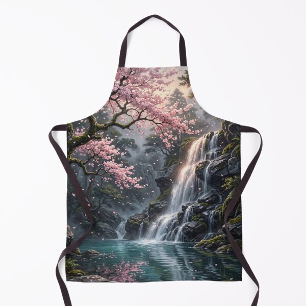 Item preview, Enchanting Cherry Blossom Waterfall designed and sold by Safwat-Aziz.