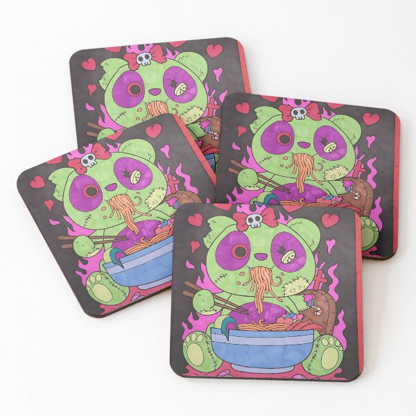 Item preview, Zombie Panda Eating Ramen designed and sold by MOnnroyu.
