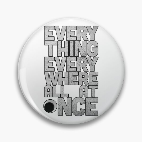 Item preview, Everything Everywhere All At Once Text Logo (Googly Eye) designed and sold by Fire TheMann.