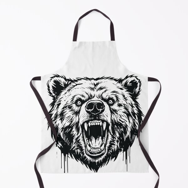 Item preview, Angry Roaring Grizzly Bear Head designed and sold by BHP Studio.