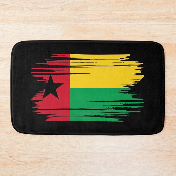 Item preview, Distressed Guinea-Bissau Flag GW designed and sold by shitpostee.