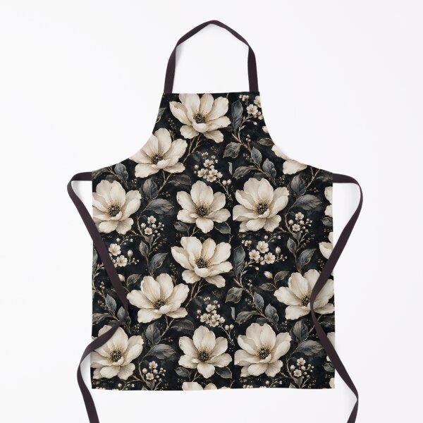 Item preview, Black White Flower Pattern Spring Aesthetic Marguerite Blasingame Season designed and sold by SMARTKIT DESIGNAGENCY.