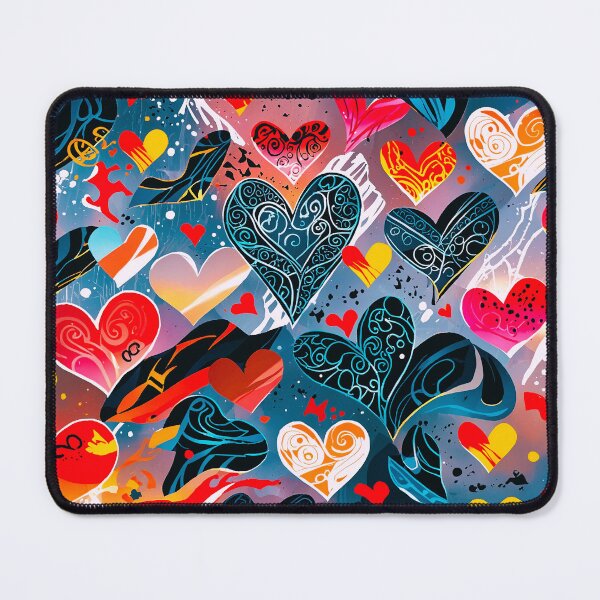 Item preview, Abstract Colorful Heart Pattern – Modern Love Art for T-Shirts, Phone Cases & Home Decor designed and sold by IMuDesigner.
