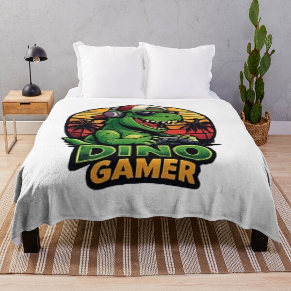 Item preview, Dino Gamer – Funny Retro Dinosaur Gaming Design | Cool T-Rex Gamer Gift designed and sold by ser-Ile.