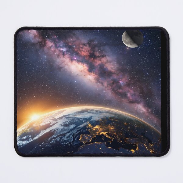 Item preview, Earth and Milky Way Galaxy designed and sold by Safwat-Aziz.
