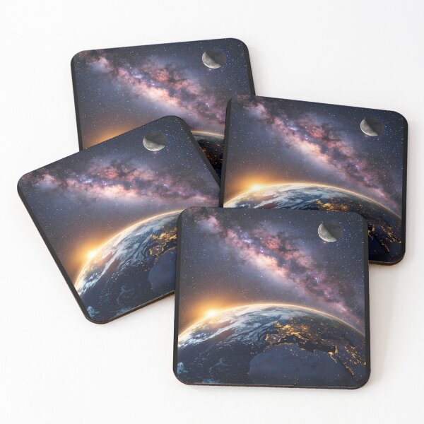 Item preview, Earth and Milky Way Galaxy designed and sold by Safwat-Aziz.