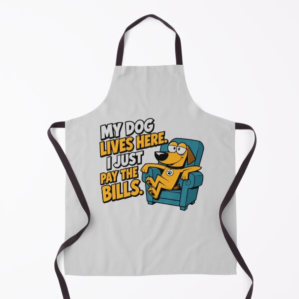 Item preview, My Dog Lives Here I Just Pay the Bills Funny Dog Shirt designed and sold by PH Creator Studio.