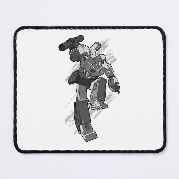 Item preview, Grey Villainous Robot Leaping With Arm Cannon Vector designed and sold by Catdesign888.