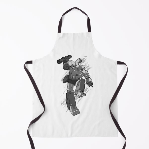 Item preview, Grey Villainous Robot Leaping With Arm Cannon Vector designed and sold by Catdesign888.