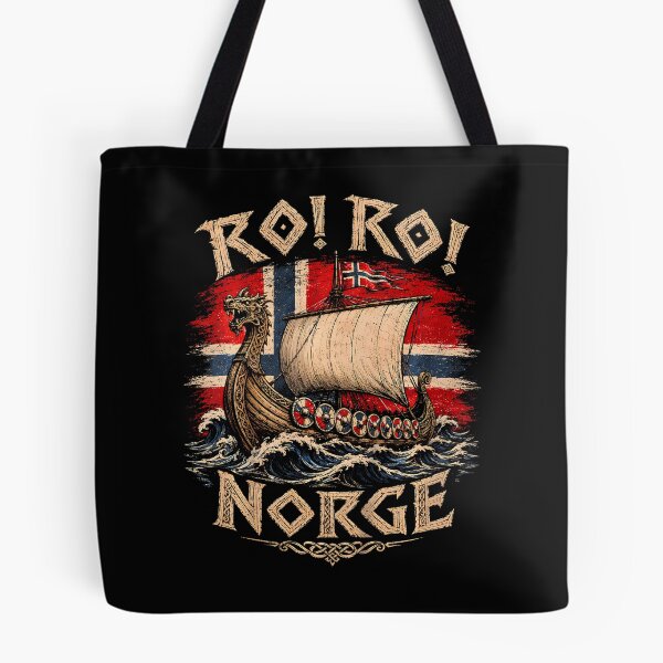 Item preview, Ro Ro Norge Viking Longship Norway Flag Scandinavian designed and sold by Mdcazeem.