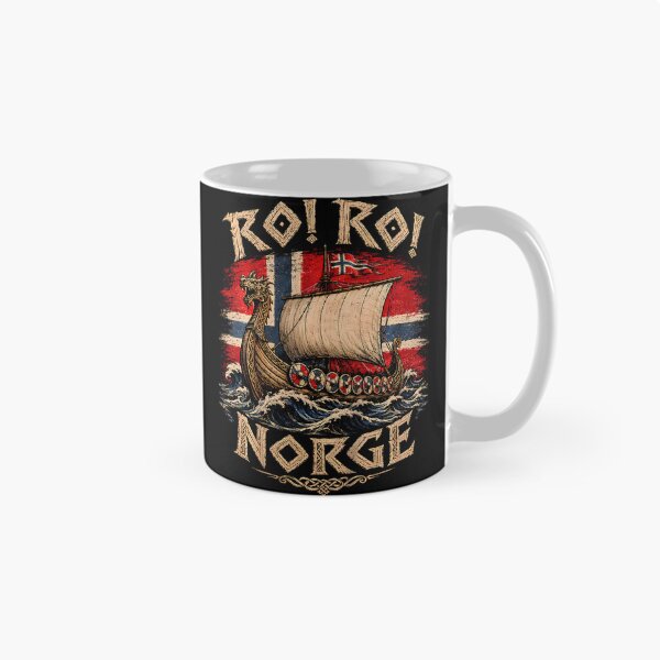 Item preview, Ro Ro Norge Viking Longship Norway Flag Scandinavian designed and sold by Mdcazeem.