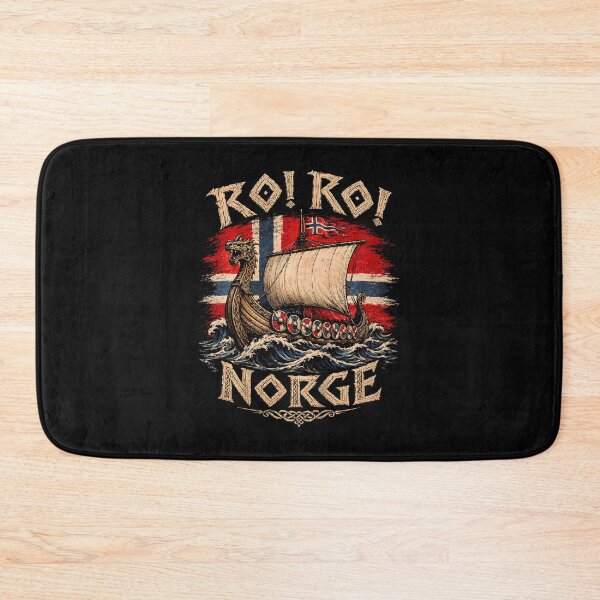 Item preview, Ro Ro Norge Viking Longship Norway Flag Scandinavian designed and sold by Mdcazeem.