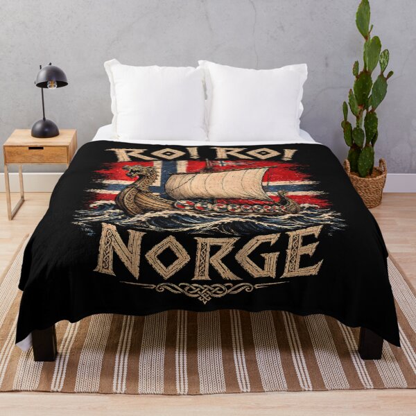 Item preview, Ro Ro Norge Viking Longship Norway Flag Scandinavian designed and sold by Mdcazeem.