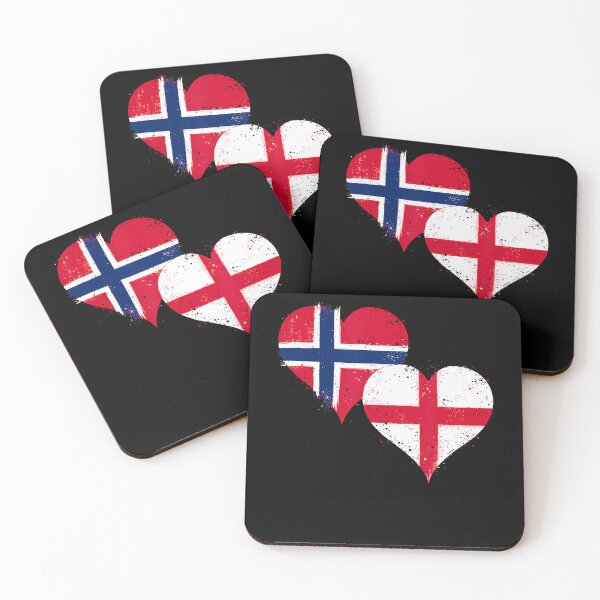 Item preview, Cool Norway England Flags Proud Norwegian English Fans Pride designed and sold by Mdcazeem.