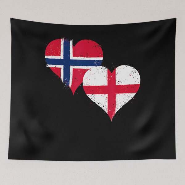 Item preview, Cool Norway England Flags Proud Norwegian English Fans Pride designed and sold by Mdcazeem.