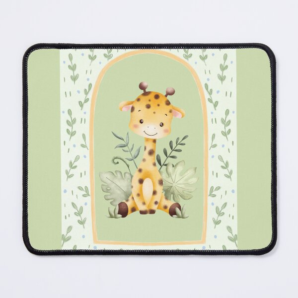 Item preview,  Cute Giraffe in Leafy Green Frame designed and sold by TeeGeeTees.