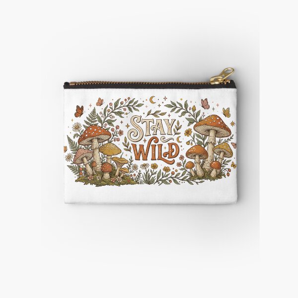Item preview, Stay Wild Mushroom Cottagecore Forest designed and sold by NightSpell.