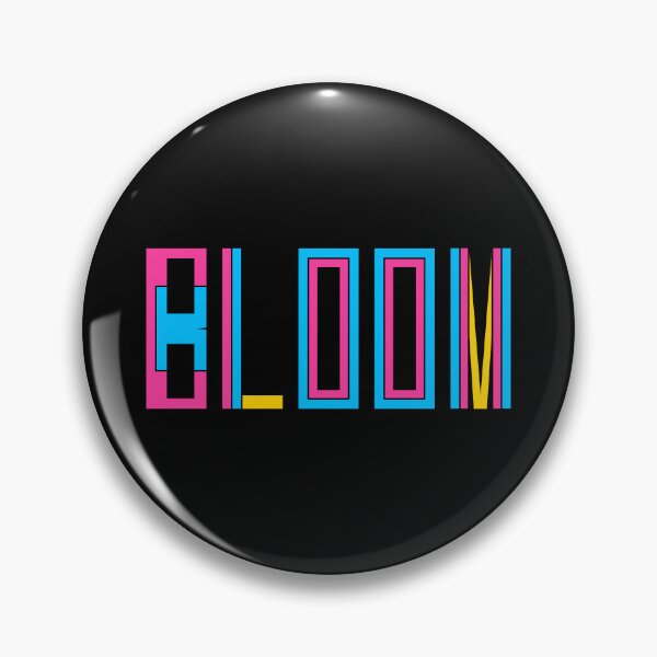 Item preview, Bloom Typography Design – Bold Colorful Modern Lettering designed and sold by nimoxi.
