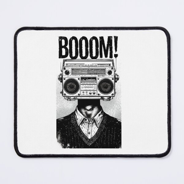 Item preview, BOOOM – Boombox Head designed and sold by theThreadzone.