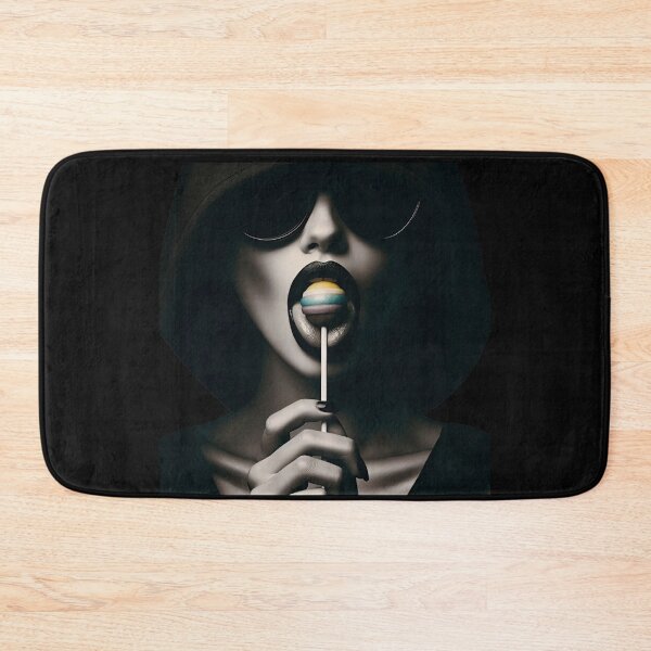 Item preview, Hooded Woman Licking Multicolored Candy designed and sold by Voodoo Store Paranormal Collections.