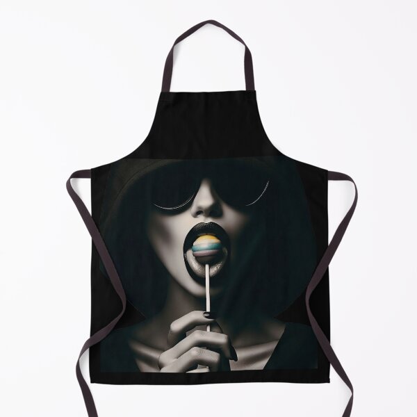 Item preview, Hooded Woman Licking Multicolored Candy designed and sold by Voodoo Store Paranormal Collections.