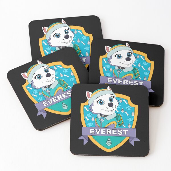 Item preview, Cute Snowy Puppy Character Smiling Inside Shield Badge designed and sold by Galaxia336.