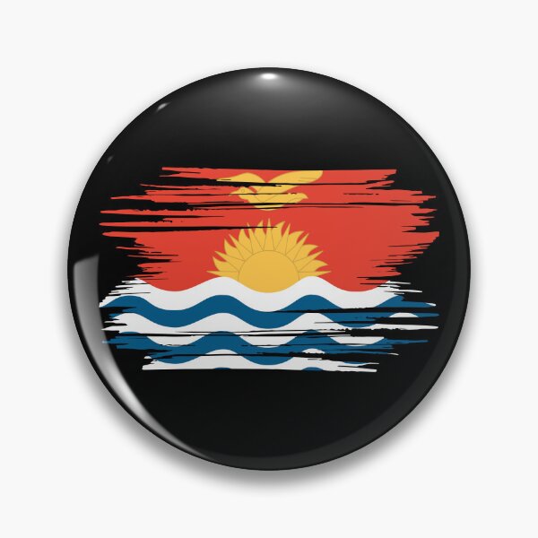 Item preview, Distressed Kiribati Flag KI designed and sold by shitpostee.