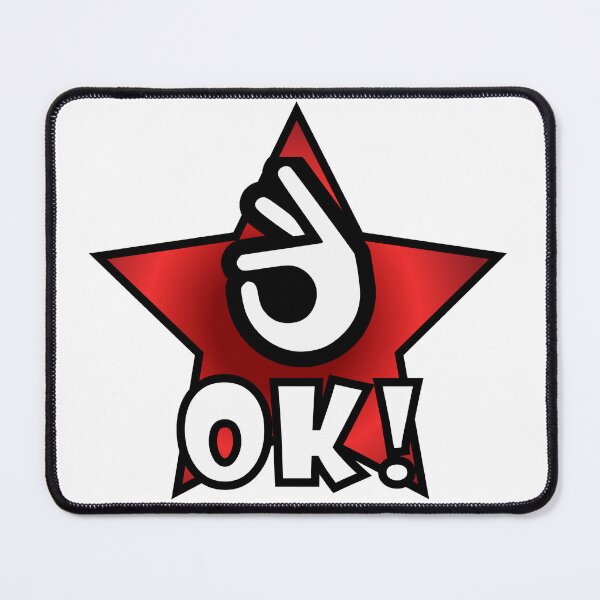 Item preview, Ok on red star designed and sold by MikkySketch.