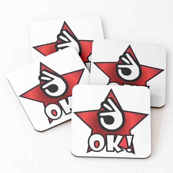 Item preview, Ok on red star designed and sold by MikkySketch.