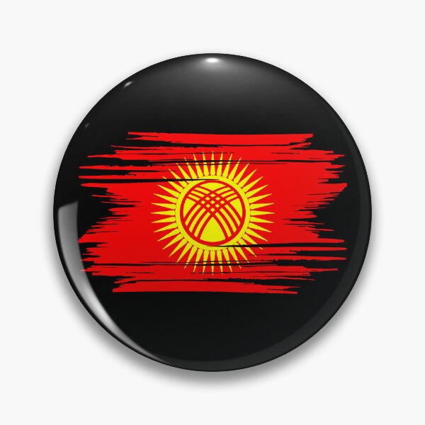 Item preview, Distressed Kyrgyzstan Flag KG designed and sold by shitpostee.