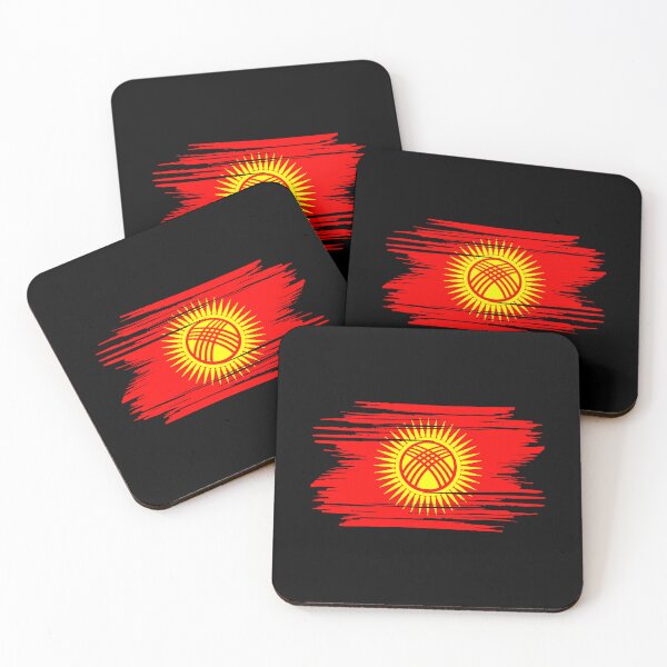 Item preview, Distressed Kyrgyzstan Flag KG designed and sold by shitpostee.