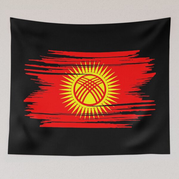 Item preview, Distressed Kyrgyzstan Flag KG designed and sold by shitpostee.