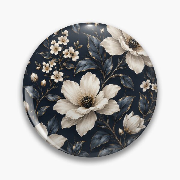 Item preview, Blue White Flower Pattern Spring Aesthetic Marguerite Blasingame Season designed and sold by SMARTKIT  DESIGNAGENCY.